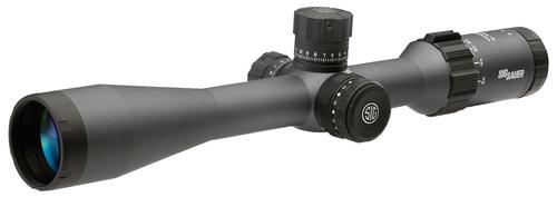 Sig Tango6 Rifle Scope SOT63112, 3-18x, 44mm Obj, 34mm Tube, Black, Illuminated MRAD Reticle