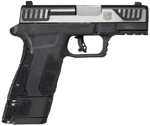 Diamondback AM2 Sub-Compact Pistol DB0300P031, 9mm Luger, 3.50in, Black Polymer Frame w/Picatinny Rail & Polymer Grips, Black Finish, 12 Rds