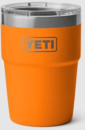 Yeti Rambler 16 oz Stackable Cup w/ MagSlider (21071502853) Stainless Steel, King Crab Orange