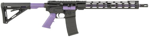 Diamondback DB-15 Rifle DB175AK271, 5.56 NATO, 16", Magpul Carbine Stock, Purple/Black Finish, 30 Rds