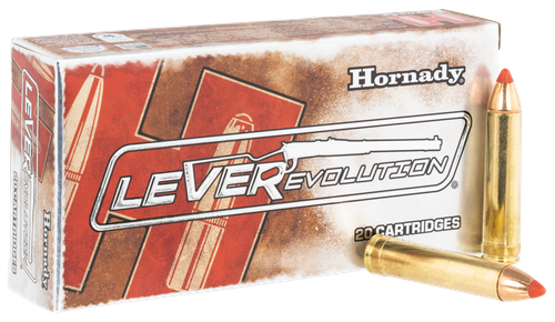 Hornady LeveRevolution Pistol Ammunition 82750, 450 Marlin, Flex Tip, 325 GR, 2225 fps, 20 Rd/bx