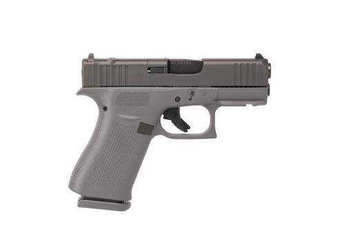 Glock G43X Pistol UR43509XFRGF, 9mm, 3.39in, Gray Frame Grips, 10 Rds