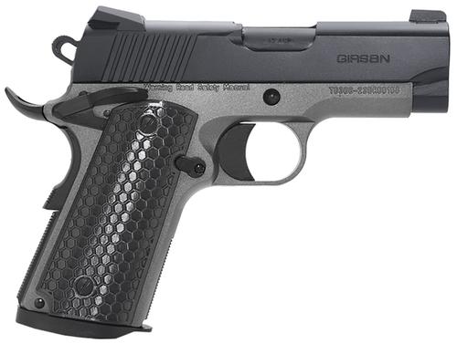 EAA MC1911 SC Untouchable Pistol 392052, 45 ACP, 3.40in, Black Polymer Grips, Stainless Finish, 6 Rds
