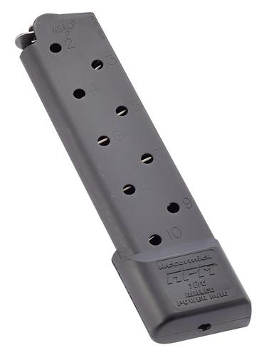 Chip McCormick 1911 Government Magazine, 45 ACP, 10 Rounds, Fluoropolymer Finish, Detachable (MRPM45FS10B)