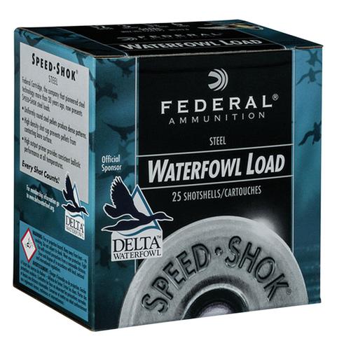 Federal Speed-Shok Shotshells WF4136, 410 Gauge, 3", 3/8 oz, 1400 fps, #6 Steel Shot, 25 Rds/bx