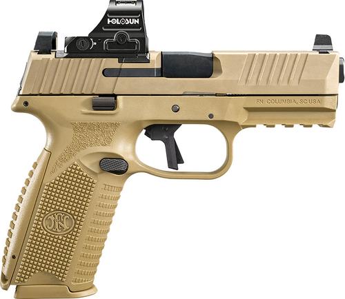 FN Herstal 510 MRD Pistol w/ Holosun 407C 66101910, 10mm, 4.1", Flat Dark Earth Finish, 15 Rds