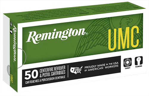 Remington UMC Handgun Ammunition L40SW3, 40 S&W, Metal Case (MC), 180 GR, 985 fps, 50 Rd/bx