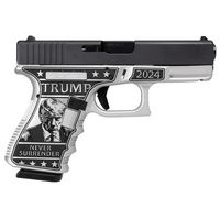 Glock 19 Gen3 Custom Trump 'Mugshot' Pistol GLUI1950203MS, 9mm, 4.01", Polymer Frame, Aluminum Cerakote, 15 Rds