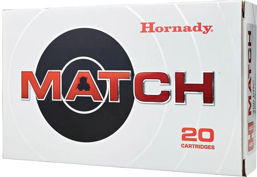 Hornady Match Rifle Ammunition 81421, 25 Creedmoor, ELD-M, 134 GR, 2800 FPS, 20 Rd/Bx