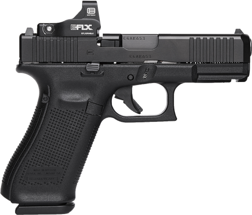 Glock G45 Gen5 MOS EoTech Combo Pistol PA455E201MOS, 9mm, 4.02in, Interchangeable Backstrap Grips, Black Finish, 10 Rds