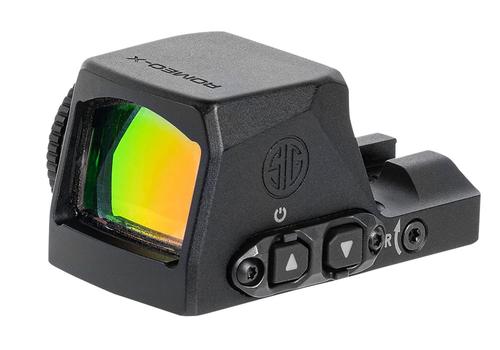 Sig ROMEO-X Reflex Sight SORX1000, 1x24mm, 2 MOA Red Dot/32 MOA Circle, 1.0 MOA Adjustment, Black
