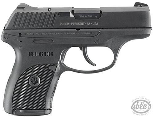 Ruger LC380 Pistol 3253, 380 ACP, 3.12 in,  Black Polymer Grip, Black Finish, 7 Rd