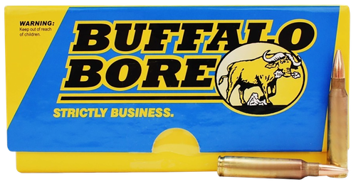 Buffalo Bore Sniper Rifle Ammunition S22377/20, 223 Remington, Jacketed Hollow Point (JHP), 77 GR, 3100 fps, 20 Rd/Bx