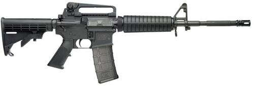 Smith & Wesson MP15 Carbine 811000, 223 Remington, 16 in, Semi-Auto, Collapsible Stock, Black Finish, 30 Rd