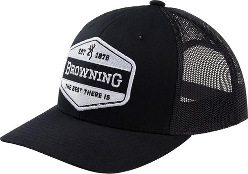 Browning Sideline Mesh Cap 308066991, Black, Snap Back