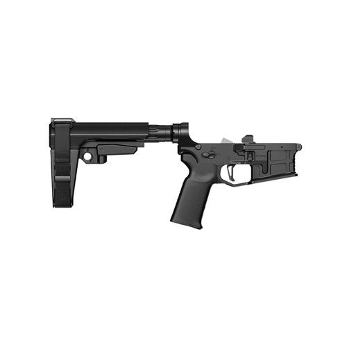 Radian Weapons A-DAC 15 Lower Receiver, Black Finish, Fully Ambi Controls, Talon 45/90 Safety, SBA3 Pistol Brace