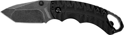 Kershaw Shuffle II Folder Knife w/Drop Point Straight Edge Blackwash Blade (8750TBLKBW)