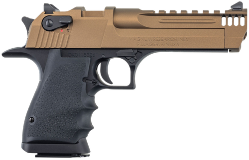 Magnum Research Desert Eagle L5 Pistol DE50L5BB, 50 AE, 5.0in, Rubber Grips, Bronze Cerakote, 7 Rds