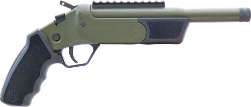 Rossi Brawler Pistol SSPB9300-OD, 300 Blackout, 9in, Black Textured Rubber Grips, OD Green Finish, Threaded, 1 Rd