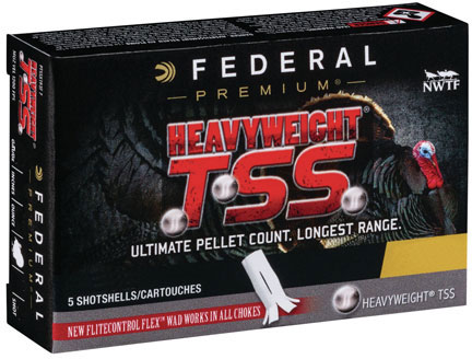 Federal Heavyweight TSS PTSS419F9, 410 Gauge, 3", 13/16 oz, 1100 fps, #9 Tungsten Super Shot, 5 Rd/bx