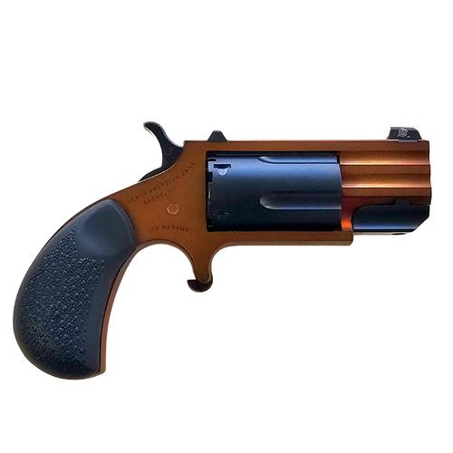 North American Pug Dusk Revolver NAA-PUG-DUSK, 22 Mag, 1in Heavy Barrel, Black Rubber Grips, 5 Rds
