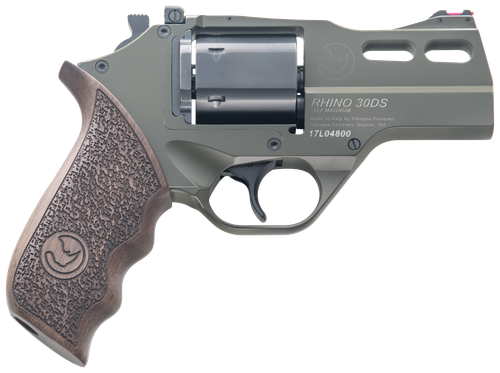 Chiappa Rhino 340285, 357 Mag, 3", Walnut Grip, Blued Finish, 6 Rd