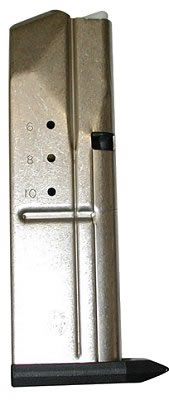 Smith & Wesson 9F/C/V/VE/E 9MM 10 Round Stainless Magazine (19181)