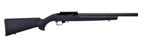 Ruger 10/22 Carbine Rifle 31221, 22LR, 16.12", Black Hogue Overmolded Stock, Heavy Threaded Barrel, 10 Rds