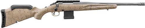 Ruger American Ranch Gen II Rifle 46926, 6mm ARC, 16.1 in Threaded, FDE Splatter Gen II American Ranch Stock, Gun Metal Gray Cerakote