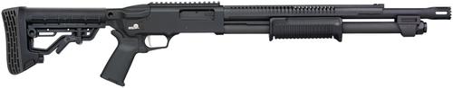 Mossberg 590R Tactical Shotgun 50761, 12 Gauge, 18.5", Black Synthetic Stock, 10+1