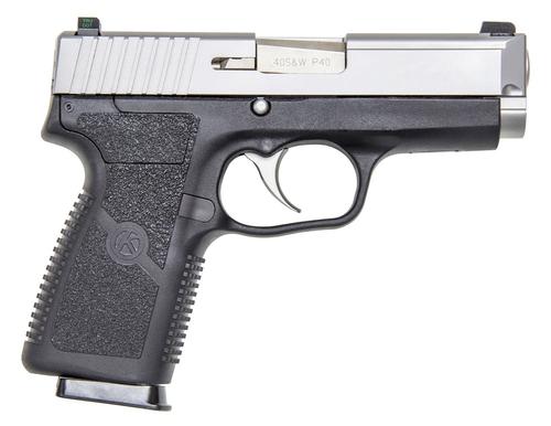 Kahr P Pistol KP4043NA, 40 S&W, 3.60in, Textured Polymer Grips, Black Finish, 7 Rds