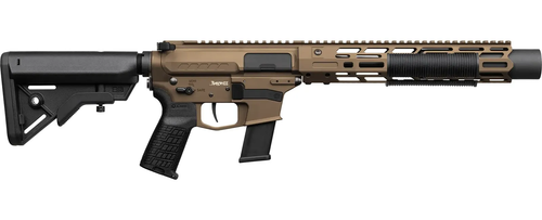 CMMG Zeroed Suppressed MKG Banshee SBR, 6.5", 45 ACP, Midnight Bronze Finish, B5 Rip-Stock, Suppressor Included, 13+1