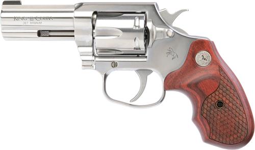Colt King Cobra Revolver KCOBRA-SB3BB-TLS, 357 Magnum, 3in, Snake Scale Walnut Grips, 6 Rds