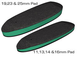 Recoil Systems Isis Green Shock Absorbing Pad 19mm