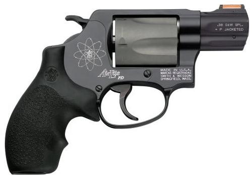 Smith & Wesson 360 AirLite PD Revolver 163064, 357 Magnum, 1 7/8", Hogue Bantam Grip, Blue Finish, 5 Rd, HiViz Sights