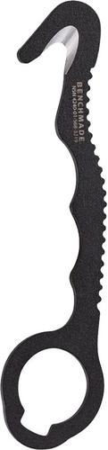 Benchmade 8 BLKW Strap Cutter (8 BLKW), 440C Steel, Hook Blade, Black Finish, 6.50" Overall Length