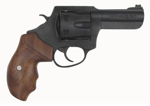 Charter Arms Professional III Revolver 63546, 357 Mag, 4.20", Wood Grip, Black Nitride Finish, 6 Rd