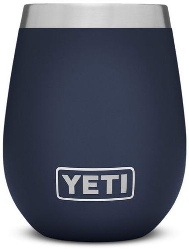 Yeti Rambler 10oz Stainless Steel Wine Tumbler, DuraCote Navy (YRAMWINENV)