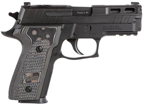 Sig P229 Compact Pro 229R9BXR3PROR2, 9mm, 3.90", G10 Piranha G-Mascus Grips, Black Nitron Finish, 10 Rds