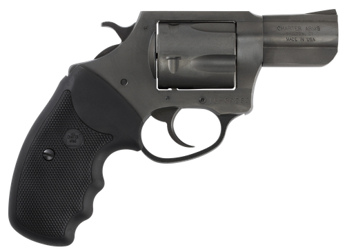 Charter Arms Bulldog Double Action Revolver 64420, 44 Special, 2.5", Black Rubber Grips, Black Nitride Finish, 5 Rds