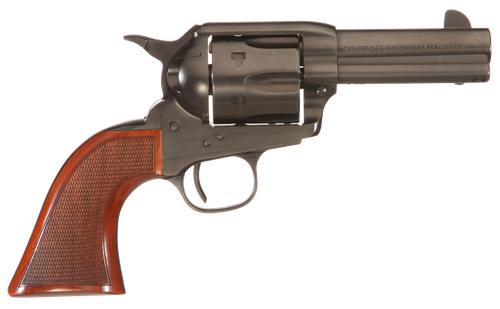 Taylors Runnin Iron Black Rock Revolver 550884DE, 45 Colt (LC), 3.50", Black Nitride Finish, 6rd