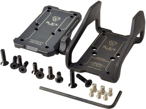 Strike Industries Reflex Mount For Universal Picatinny Style Black Hard Coat Anodized Finish (SIREX)