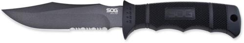 SOG Seal Pup Serrated Clip Point Fixed Blade (M37K)