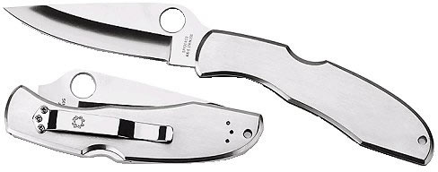 Spyderco Endura II Clip Point Blade Folding Knife w/Serrated Edge C10S