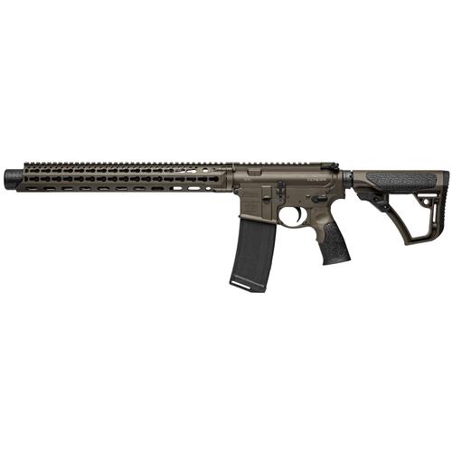 Daniel Defense DDM4 ISR Rifle, 300 Blackout, 16", DD Collaps Stock, Mil Spec+ Brown Finish, Integrally Suppressed, 32 Rd