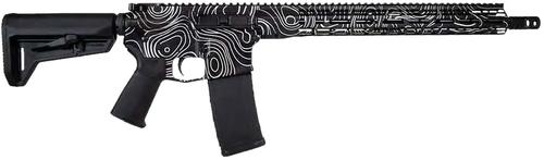 Shark Coast Tactical Topography Rifle 300-042-1000-01, 5.56 NATO, 16", Magpul SL-K Stock, 30 Rds