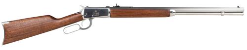 Rossi R92 Lever Action Rifle 923572493, 357 Mag, 24", Hardwood Stock, Polished Steel Finish, 12 Rds