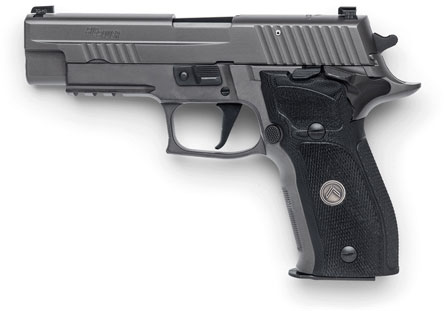Sig P226 Legion SAO Pistol E26R9LEGIONSAO, 9mm, 4.4 in, High Checkered G10 Grip, Legion Grey PVD Finish, Sig Night Sights, 15Rd