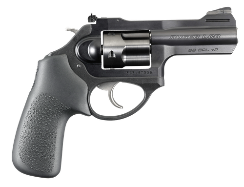 Ruger LCRx Double-Action Revolver 5431, 38 Special, 3", Hogue Monogrip, Matte Black Finish, 5 Rds