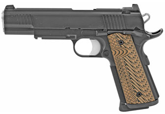 CZ-USA Dan Wesson 1911 Specialist Pistol 01801, 45 ACP, 5", Brown VZ Operator II G10 Grips, Black Finish, 8 Rds